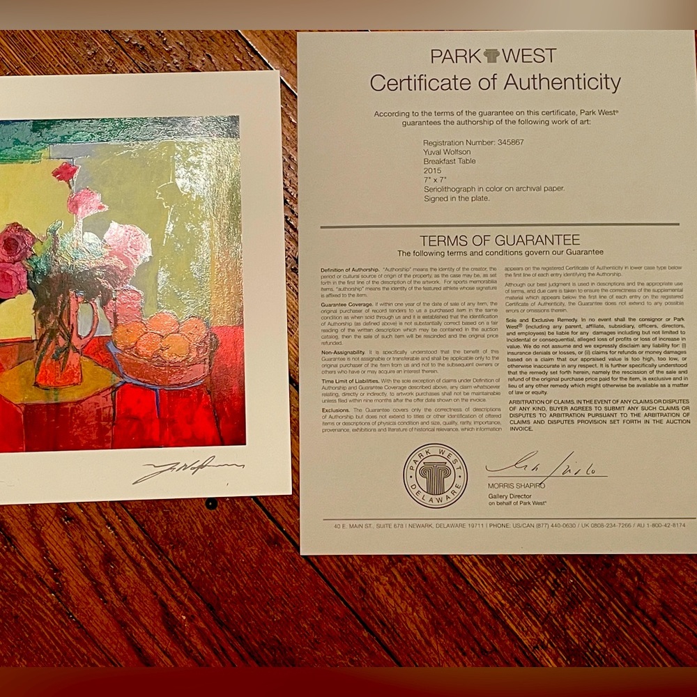 Yuval Wolfson Seriograph